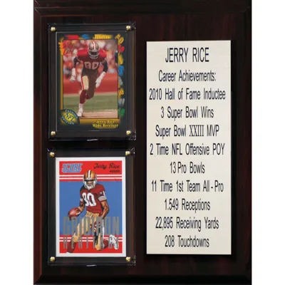 Jerry Rice San Francisco 49ers 8'' x 10'' Plaque