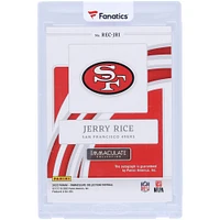 Jerry Rice San Francisco 49ers Autographed 2022 Panini Immaculate Collection Immaculate Records #REC-JRI #21/25 Card