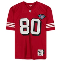Jerry Rice San Francisco 49ers Autographed Red Mitchell & Ness Authentic Jersey