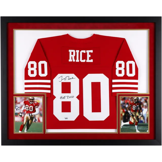 Lids Jerry Rice San Francisco 49ers Fanatics Authentic Autographed White  Mitchell & Ness Authentic Jersey with HOF 2010 Inscription