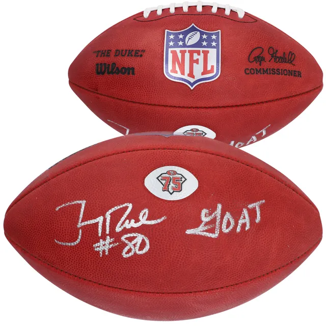 Jerry Rice San Francisco 49ers Autographed Pro-Line Riddell Authentic Helmet  with HOF 10 Inscription