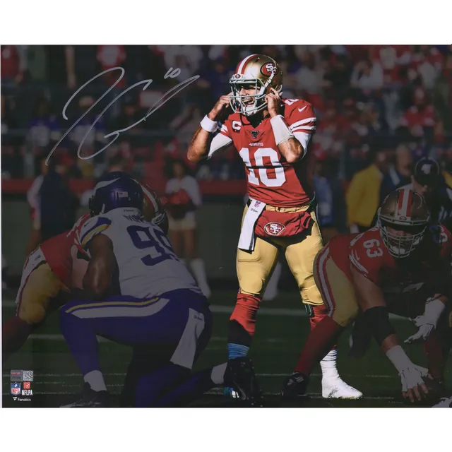 Lids Jimmy Garoppolo San Francisco 49ers Fanatics Authentic Autographed 16'  x 20' At The Line Photograph