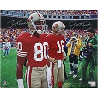 Joe Montana & Jerry Rice San Francisco 49ers Autographed 16" x 20" Taking the Field Photograph 
