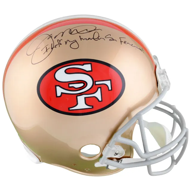 Riddell San Francisco 49ers Unsigned 75th Anniversary Season Speed Authentic Football Helmet