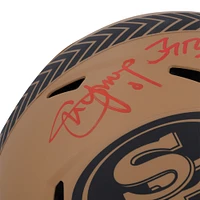 Joe Montana, Steve Young & Jerry Rice San Francisco 49ers Autographed Riddell 2023 Salute To Service Speed Authentic Helmet