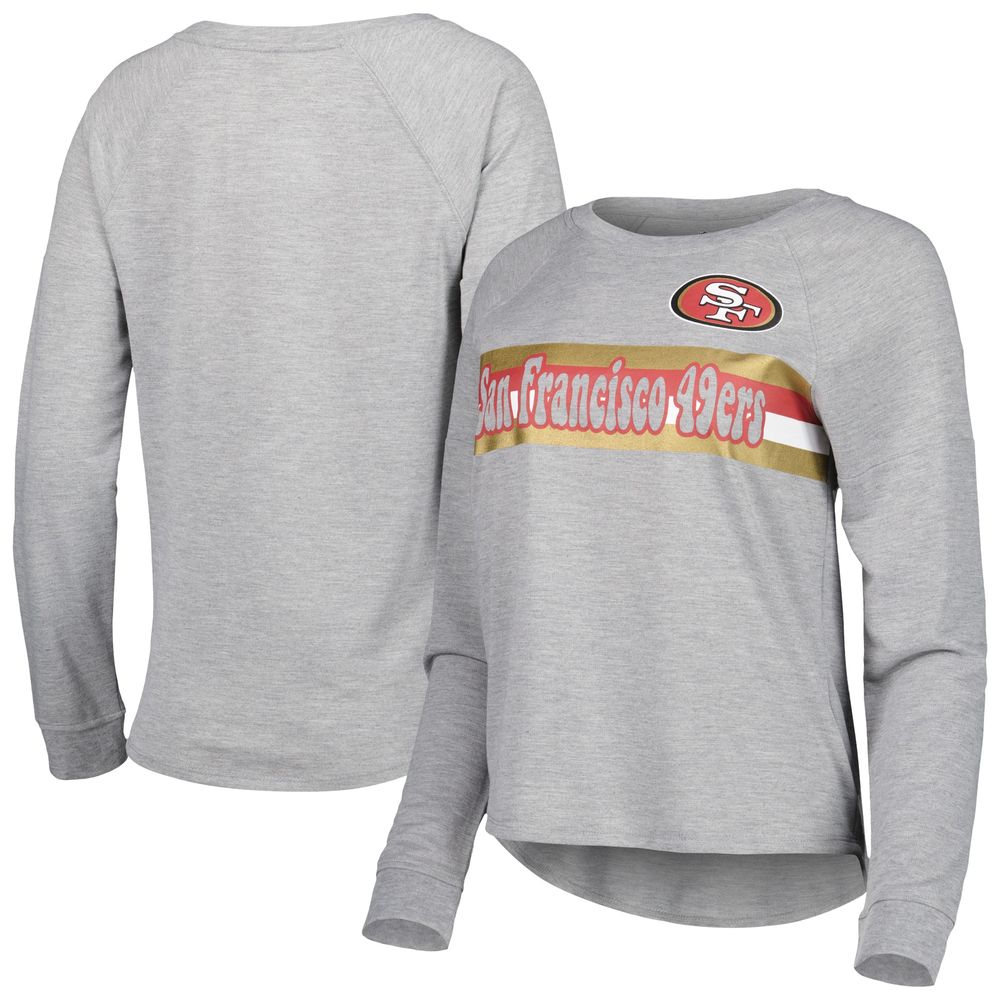Outerstuff Juniors Heathered Gray San Francisco 49ers All Striped