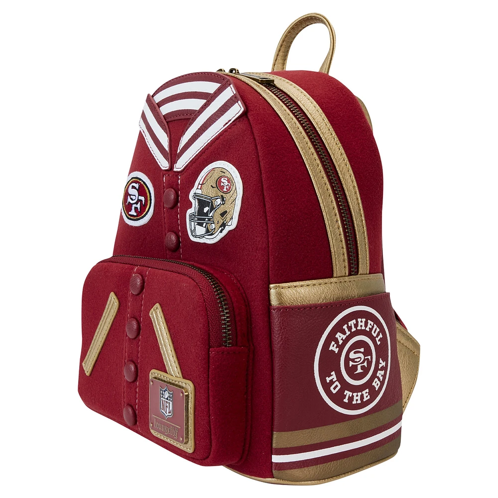 Mini sac à dos universitaire Loungefly San Francisco 49ers