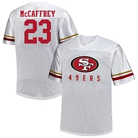 Men's Fanatics Christian McCaffrey White San Francisco 49ers Big & Tall V-Neck Fashion Jersey