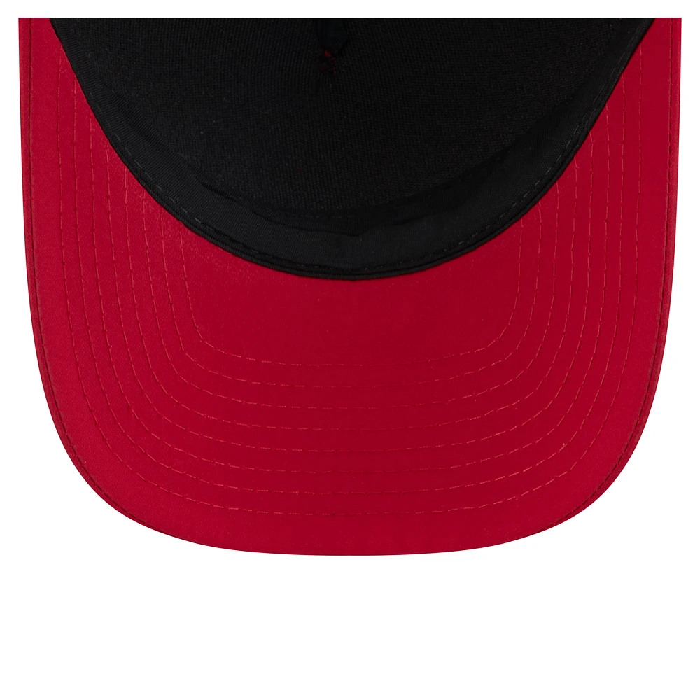 Men's New Era  Scarlet San Francisco 49ers Active Minimalist M-Crown A-Frame 9FORTY Adjustable Hat