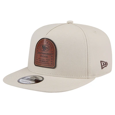Men's New Era  Stone San Francisco 49ers Premier 9FIFTY Snapback Hat