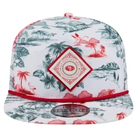 Men's New Era  White San Francisco 49ers Adventure Golfer Snapback Hat