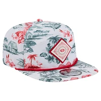 Men's New Era  White San Francisco 49ers Adventure Golfer Snapback Hat