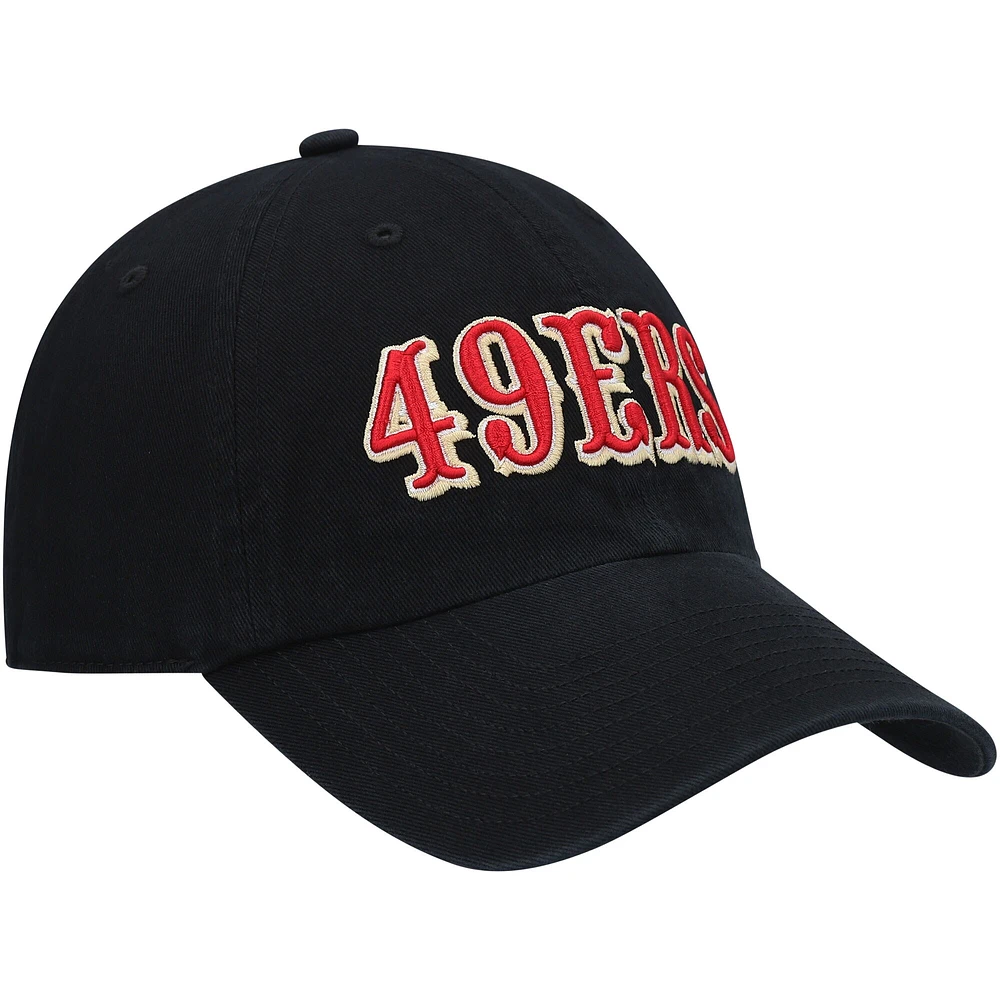 Casquette réglable '47 San Francisco 49ers Clean Up Script pour homme