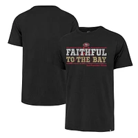 T-shirt Franklin régional '47 noir des 49ers de San Francisco pour hommes