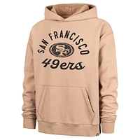 Men's '47  Khaki San Francisco 49ers Dusted Bowline River Pullover Hoodie