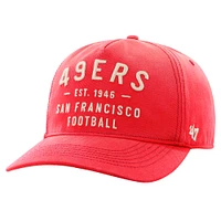 Men's '47 Scarlet San Francisco 49ers Dusted Laramie Hitch Adjustable Hat