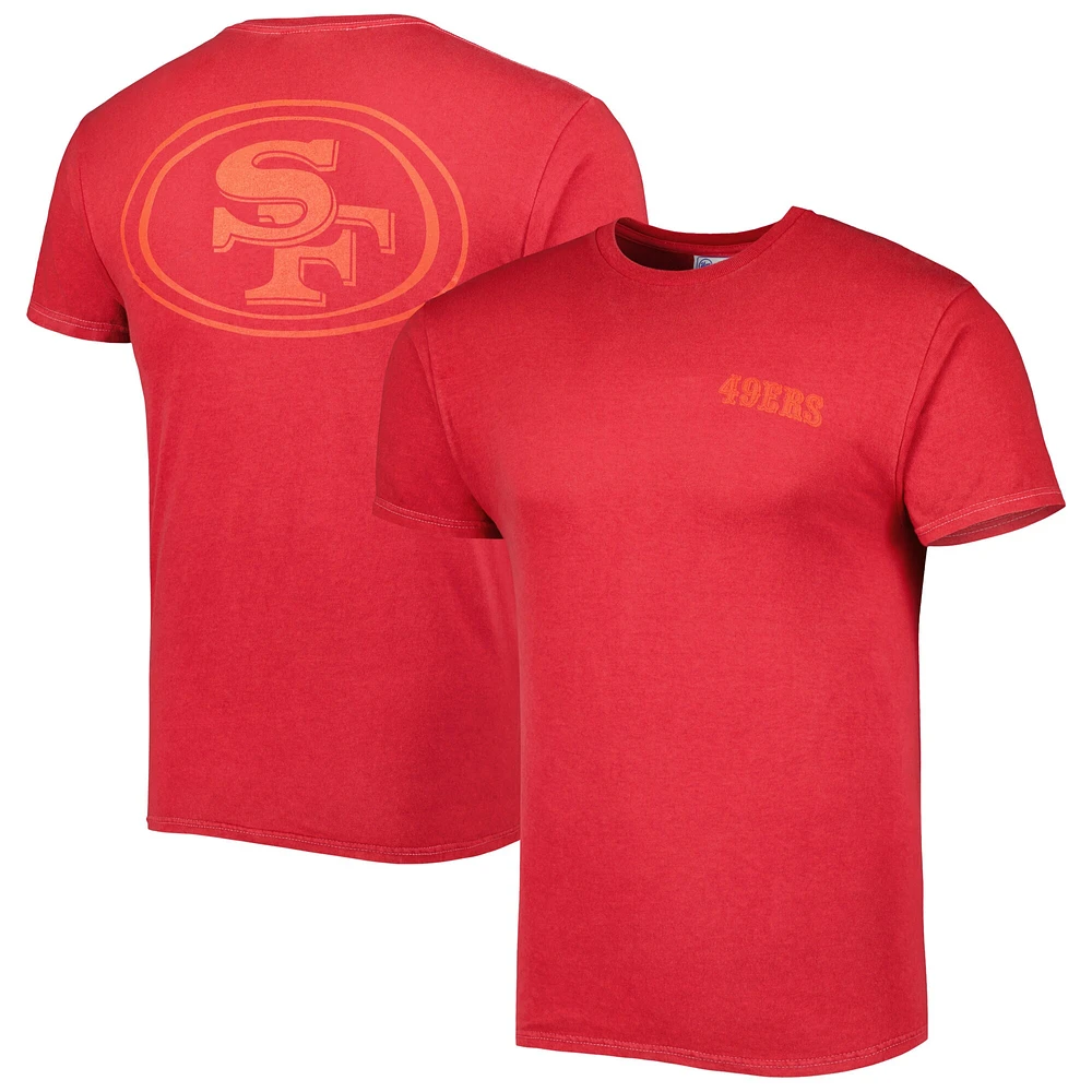 T-shirt pour homme '47 Scarlet San Francisco 49ers Fast Track Tonal Highlight