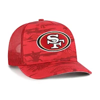 Men's '47 Scarlet San Francisco 49ers Fiji Trucker Adjustable Hat