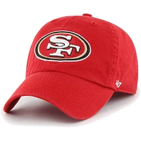 Men's '47 Scarlet San Francisco 49ers Franchise Logo Fitted Hat