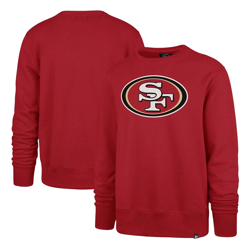 Sweat-shirt '47 Scarlet San Francisco 49ers pour hommes avec titre imprimé