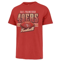 Men's '47 Scarlet San Francisco 49ers Last Call Franklin T-Shirt