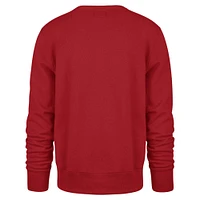 Men's '47 Scarlet San Francisco 49ers Locked Headline Pullover Sweatshirt