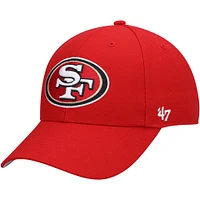 Men's '47 Scarlet San Francisco 49ers Logo MVP Adjustable Hat