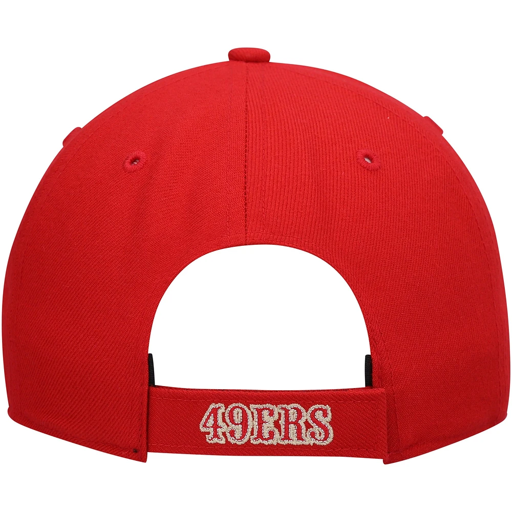 Men's '47 Scarlet San Francisco 49ers Logo MVP Adjustable Hat