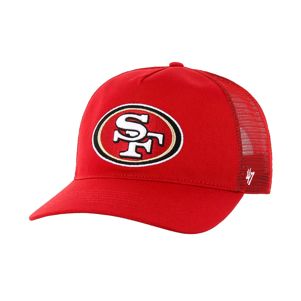 Men's '47 Scarlet San Francisco 49ers Mesh Hitch Trucker Adjustable Hat