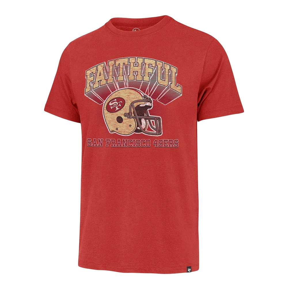 T-shirt régional Franklin '47 Scarlet San Francisco 49ers pour homme