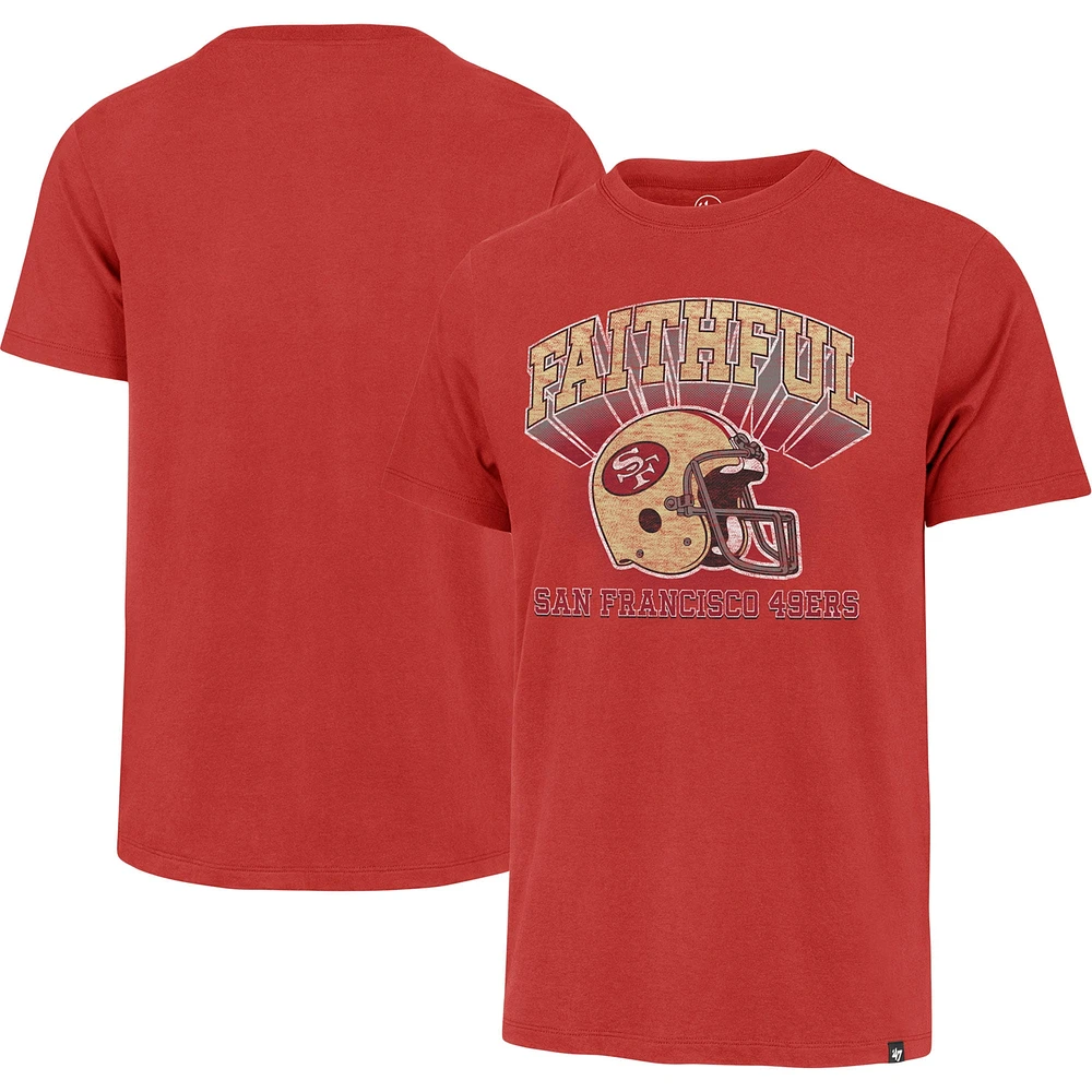 T-shirt régional Franklin '47 Scarlet San Francisco 49ers pour homme