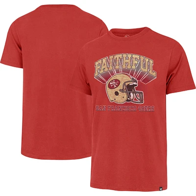 T-shirt régional Franklin '47 Scarlet San Francisco 49ers pour homme
