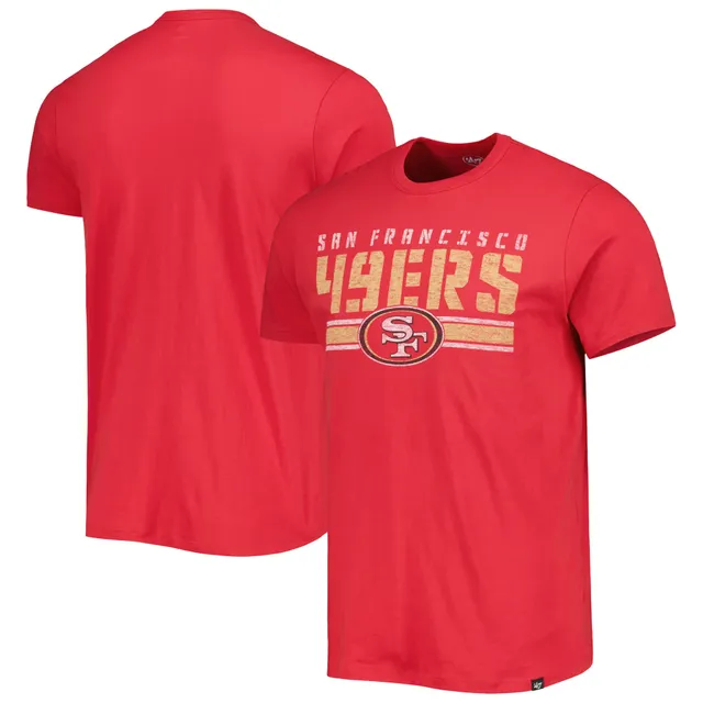 Women's San Francisco 49ers Certo Scarlet Cropped Long Sleeve T-Shirt