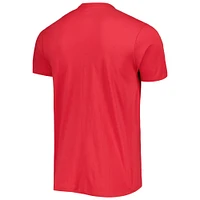 T-shirt à rayures pour homme '47 Scarlet San Francisco 49ers Team