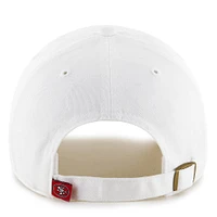 Casquette ajustable Clean Up '47 San Francisco 49ers blanche pour homme