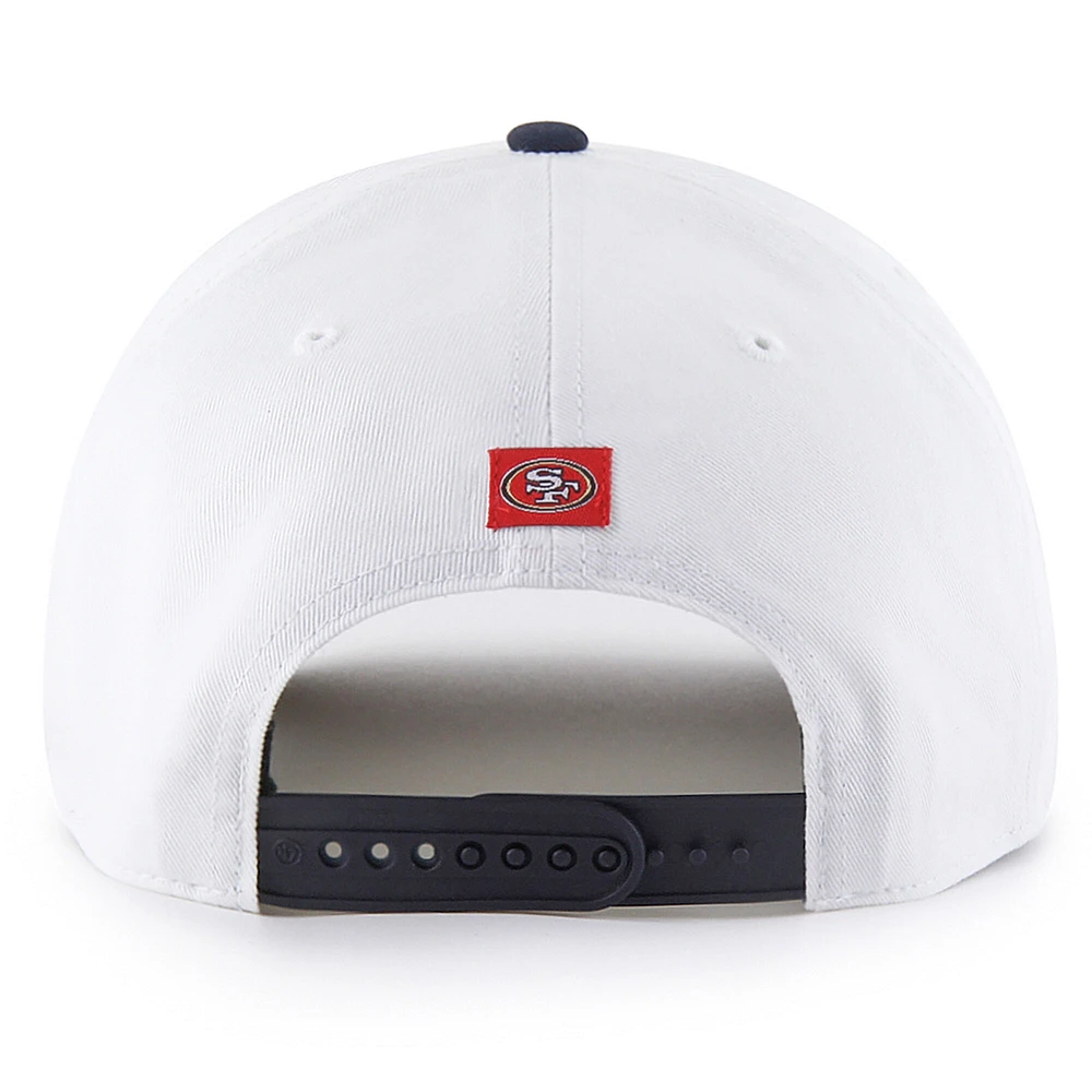 Casquette ajustable patriotique blanche San Francisco 49ers pour homme, modèle 1947