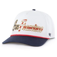 Casquette ajustable patriotique blanche San Francisco 49ers pour homme, modèle 1947