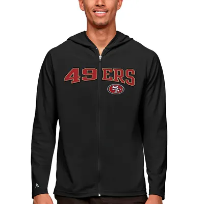 San Francisco 49ers Antigua Women's Victory Full-Zip Hoodie - White