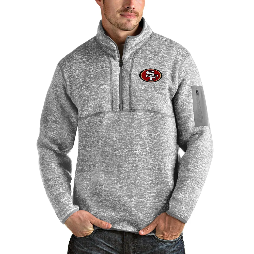 Nike Men's San Francisco 49ers Sideline Half-Zip Long Sleeve Top - Black - XXXL Each