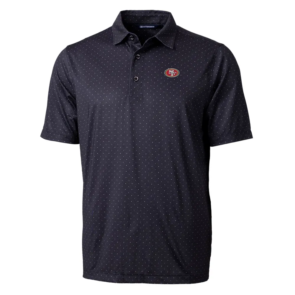 Lids San Francisco 49ers Cutter & Buck Throwback Logo Pike Double Dot Print  Stretch Polo