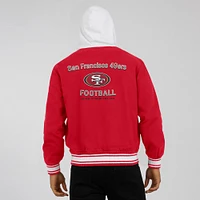 Men's Darius Rucker Collection by Fanatics Scarlet San Francisco 49ers Full-Snap Hoodie Jacket
