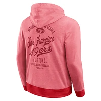 Sweat à capuche en tricot ton sur pour homme de la collection Darius Rucker Fanatics Scarlet San Francisco 49ers
