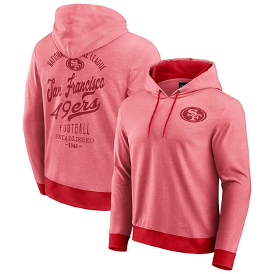 Sweat à capuche en tricot ton sur pour homme de la collection Darius Rucker Fanatics Scarlet San Francisco 49ers