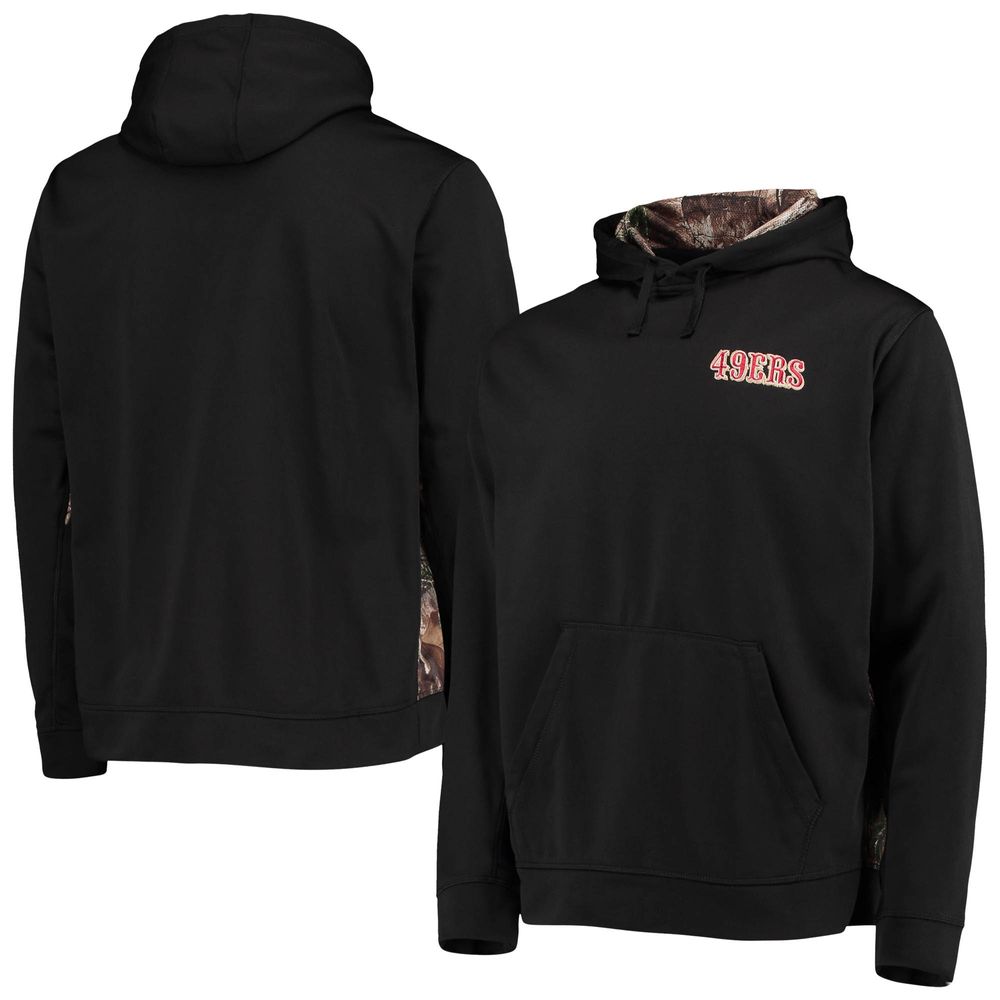 Men's Dunbrooke Black/Realtree Camo San Francisco 49ers Logo Ranger Pullover Hoodie