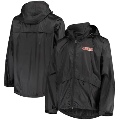 Men's Dunbrooke Black San Francisco 49ers Team Circle Sportsman Waterproof Packable Full-Zip Jacket