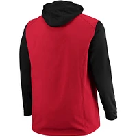 Men's Dunbrooke Scarlet/Gray San Francisco 49ers Big & Tall Alpha Full-Zip Hoodie Jacket