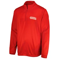 Men's Dunbrooke Scarlet San Francisco 49ers All-Star Tech Quarter-Zip Top