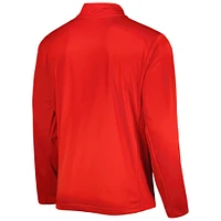 Men's Dunbrooke Scarlet San Francisco 49ers All-Star Tech Quarter-Zip Top