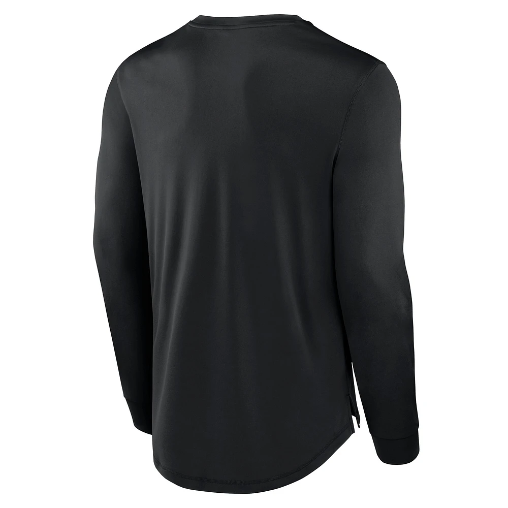 Men's Fanatics Black San Francisco 49ers Blackout Long Sleeve T-Shirt