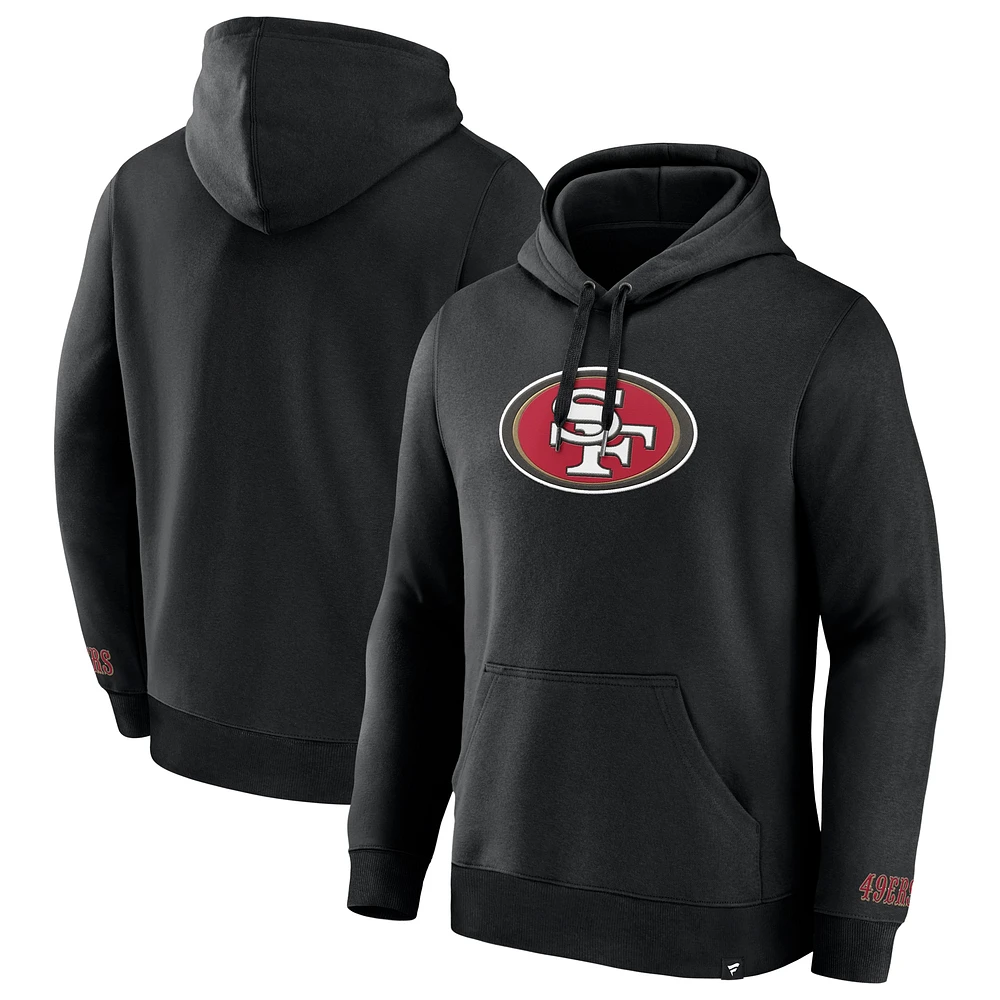 Men's Fanatics  Black San Francisco 49ers Legacy Fleece Pullover Hoodie